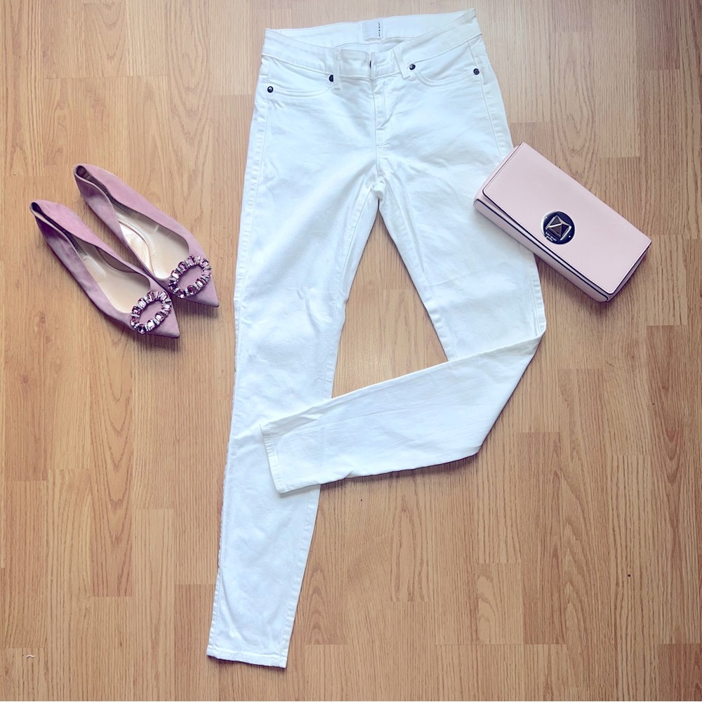 Rich & Skinny White Skinny Jeans